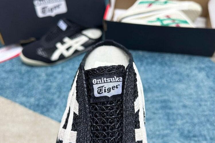 Giày Onitsuka Tiger Mexico 66 Sabot Black Cream đen Kem
