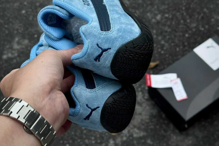 Giày Puma Speedcat Archive Team Light Blue Club Navy Xanh Dương
