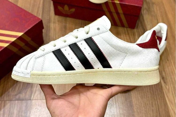 Giày adidas Superstar II Year of the Snake White Red Trắng Đỏ