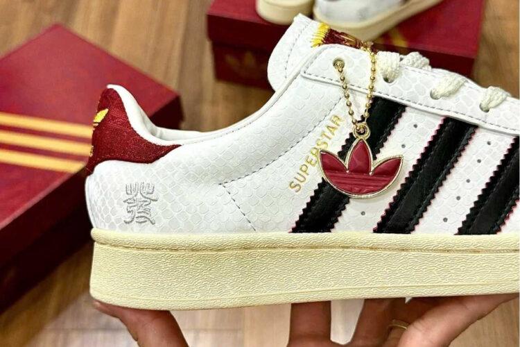 Giày adidas Superstar II Year of the Snake White Red Trắng Đỏ