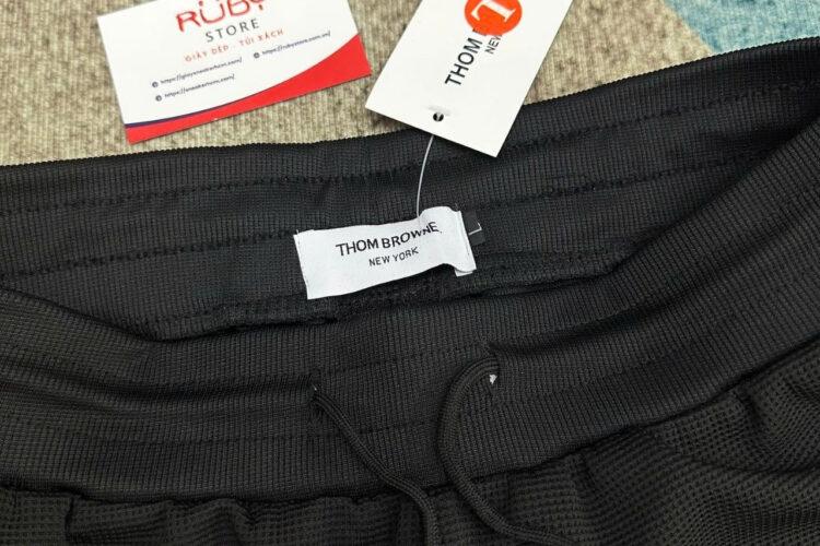 Quần Jogger Thom Browne Loopback Knit With 4-Bar Stripe Detail