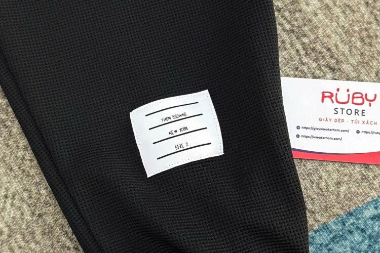 Quần Jogger Thom Browne Loopback Knit With 4-Bar Stripe Detail