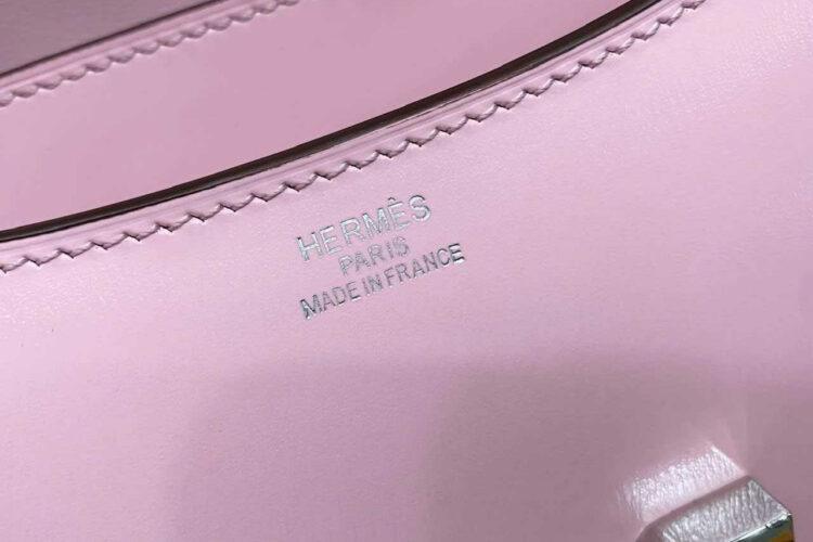 TÚI HERMES CONSTANCE 18 SAKURA BOX CALFSKIN PHW HồNG
