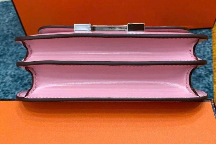 TÚI HERMES CONSTANCE 18 SAKURA BOX CALFSKIN PHW HồNG