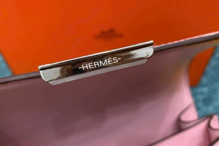 TÚI HERMES CONSTANCE 18 SAKURA BOX CALFSKIN PHW HồNG