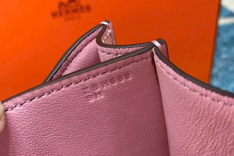 TÚI HERMES CONSTANCE 18 SAKURA BOX CALFSKIN PHW HồNG