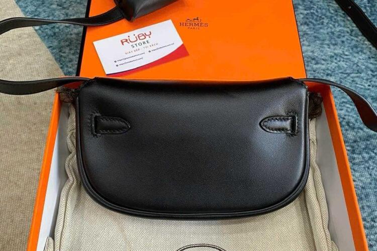 TÚI HERMES KELLY MOOVE NOIR BLACK SWIFT ĐEN KHÓA VÀNG