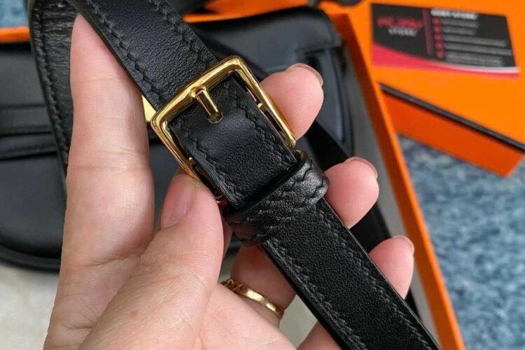 TÚI HERMES KELLY MOOVE NOIR BLACK SWIFT ĐEN KHÓA VÀNG