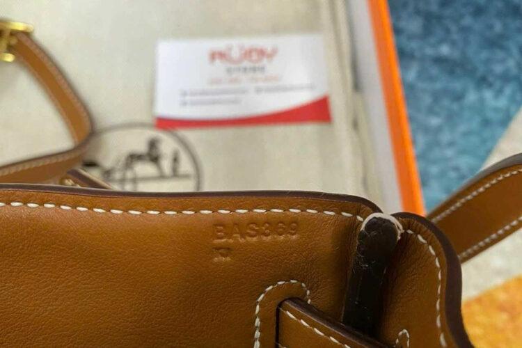 TÚI HERMES KELLY MOOVE NOIR GOLD BROWN SWIFT NÂU KHÓA VÀNG