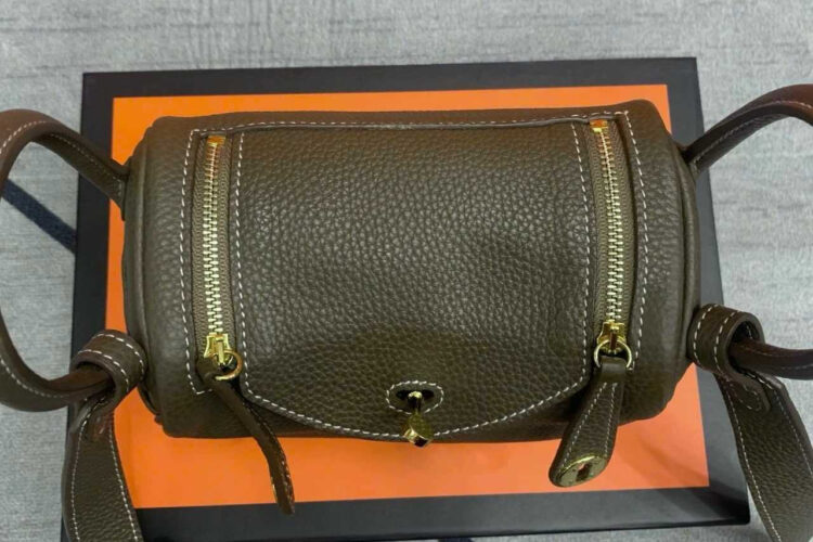 TÚI HERMES LINDY 19 ETOUPE GREY CLEMENT GHW DA NHẬP XÁM