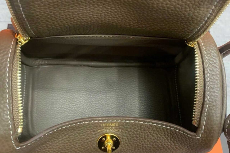 TÚI HERMES LINDY 19 ETOUPE GREY CLEMENT GHW DA NHẬP XÁM