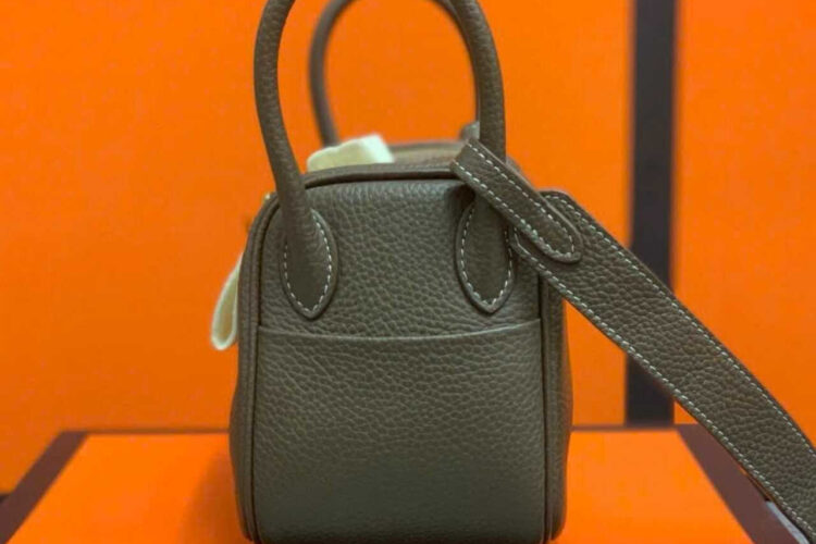 TÚI HERMES LINDY 19 ETOUPE GREY CLEMENT GHW DA NHẬP XÁM
