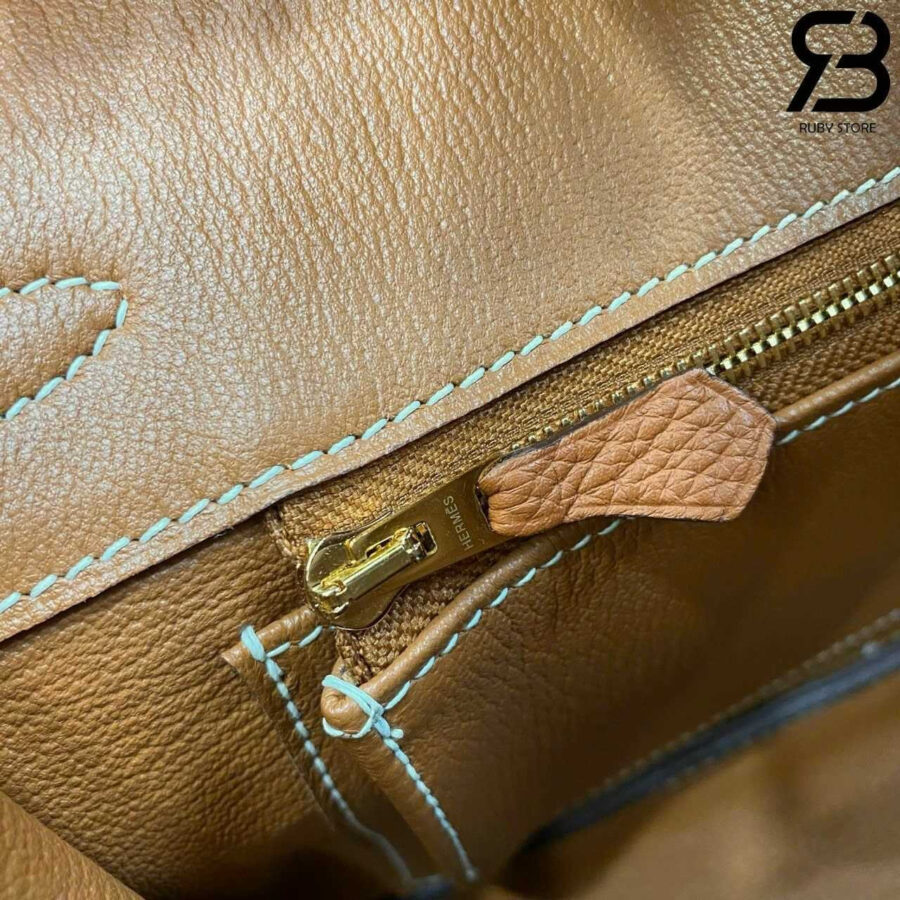 Túi Hermes Birkin 25 Gold Togo GHW da nhập may tay
