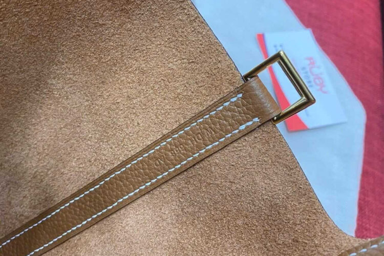 Túi Hermes Picotin 18 Gold Brown TC Leather GHW Màu Nâu