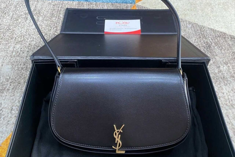 Túi YSL Mini Voltaire In Box Saint Laurent Black Màu Đen