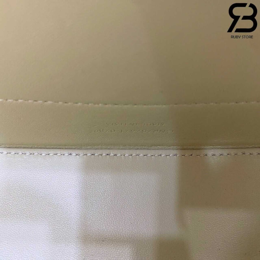 Túi YSL Voltaire In Box Saint Laurent White Màu Trắng