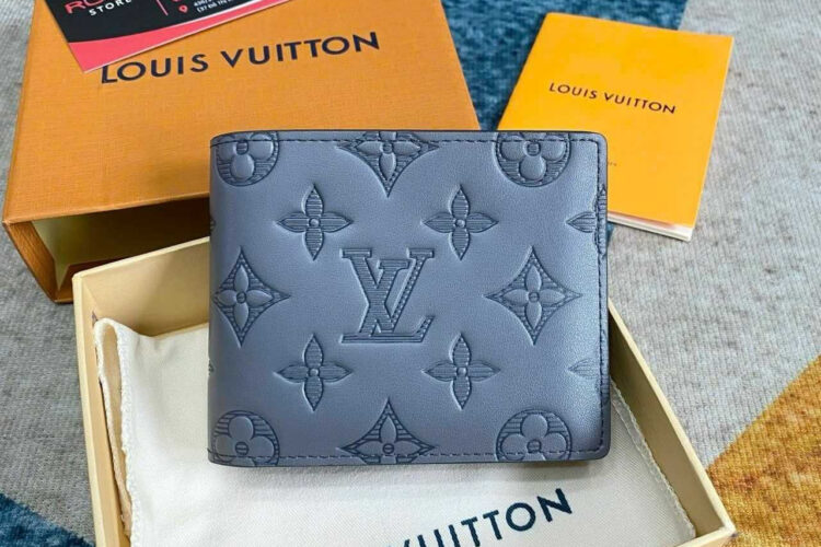 VÍ LV MULTIPLE WALLET M81383 GRAY MONOGRAM SHADOW XÁM