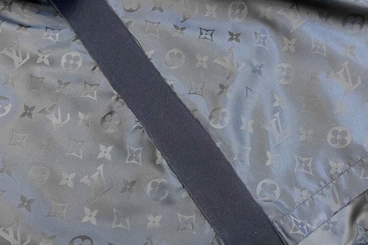 Áo Sơ Mi LV Monogram Moire Jacquard Short-Sleeved Silk Shirt đen