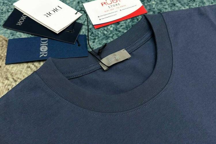 Áo Thun Dior And Kaws T-Shirt Blue Cotton Jersey