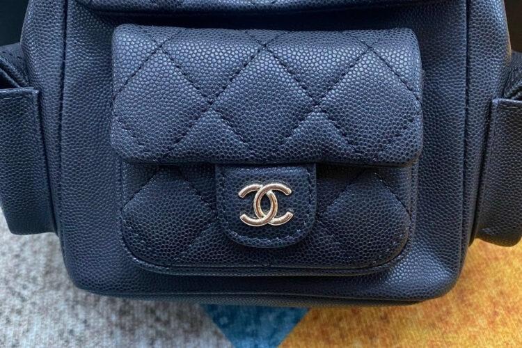 Ba Lô CN 23-24FW Duma Backpack Black Caviar GHW Màu đen