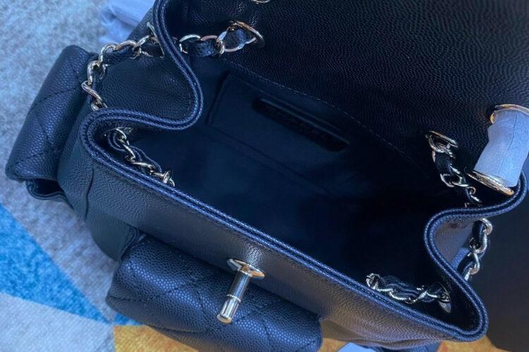 Ba Lô CN 23-24FW Duma Backpack Black Caviar GHW Màu đen
