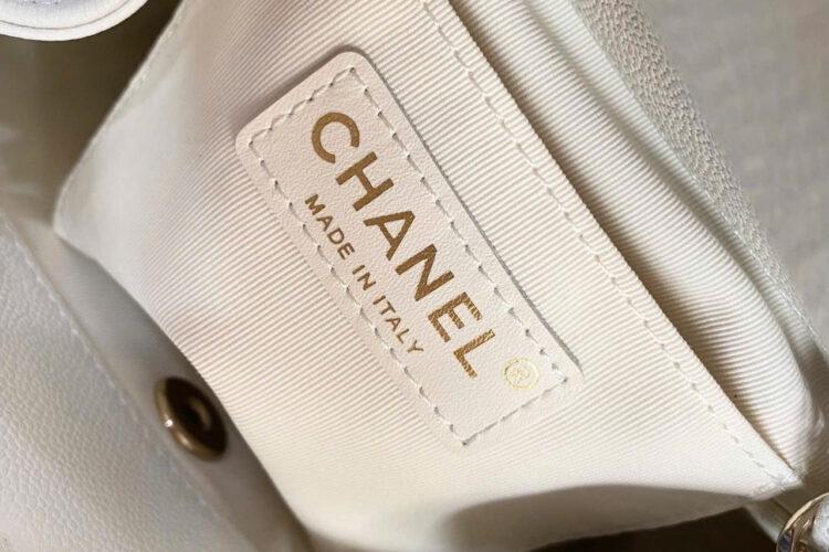 Ba Lô CN 23-24FW Duma Backpack White Caviar GHW Màu Trắng Best Pháp