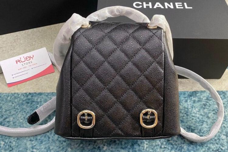 Ba Lô CN 23SS Mini Duma Backpack Black Caviar GHW Màu đen