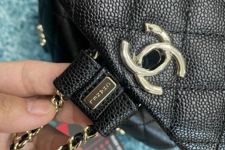 Ba Lô CN 23SS Mini Duma Backpack Black Caviar GHW Màu đen