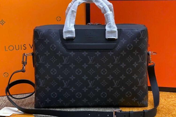 C·p Xách Tay LV Odyssey Briefcase Monogram Eclipse M44222