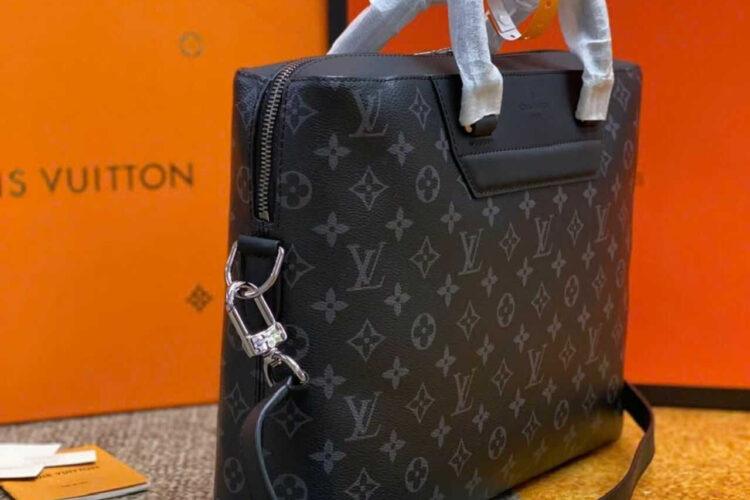 C·p Xách Tay LV Odyssey Briefcase Monogram Eclipse M44222