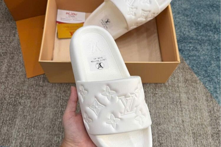 Dép LV Waterfront Mule White Màu Trắng