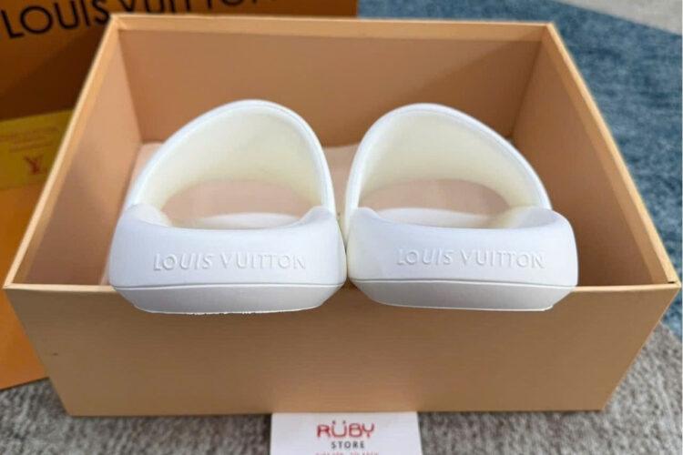 Dép LV Waterfront Mule White Màu Trắng