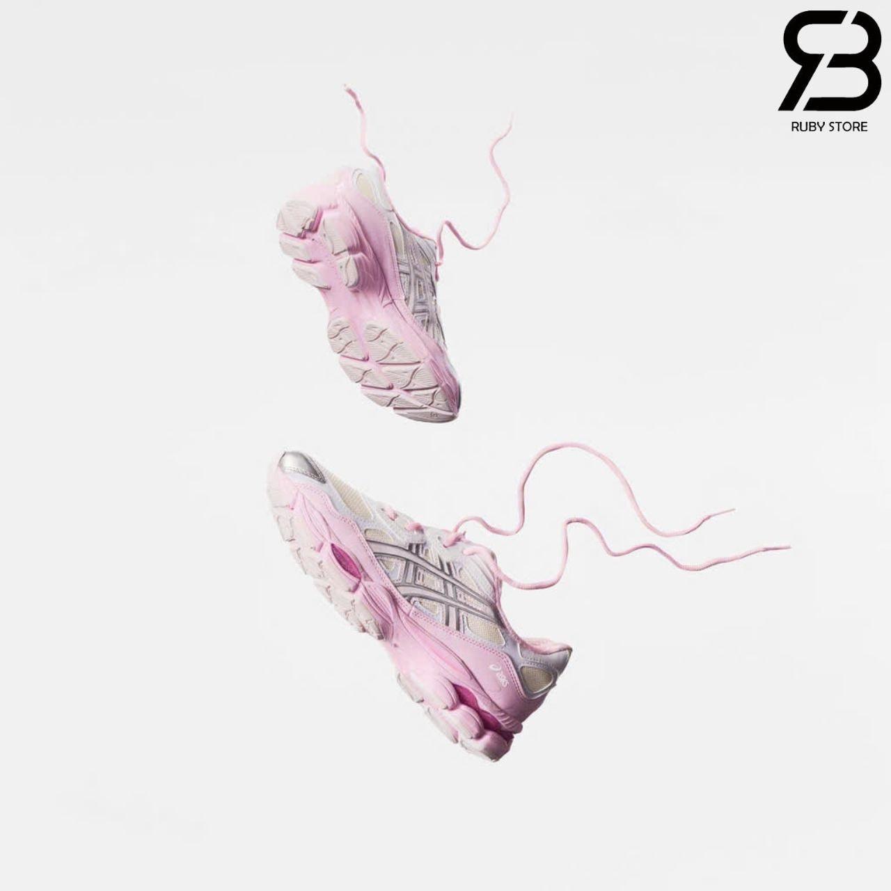 GIÀY ASICS X KICKI GEL NYC CREAM PINK SILVER