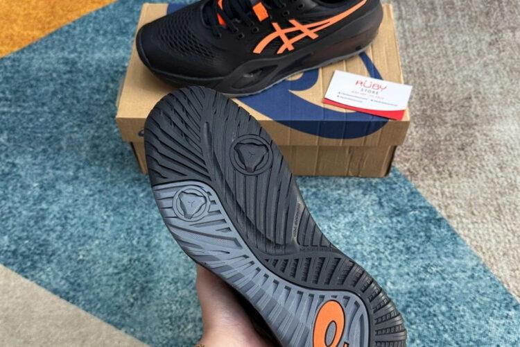 Giày Asics Gel Resolution X Black Shocking Orange đen Cam