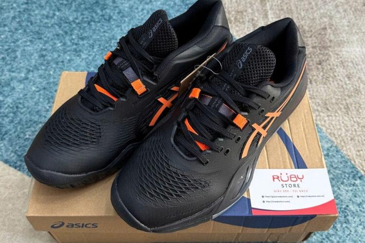 Giày Asics Gel Resolution X Black Shocking Orange đen Cam