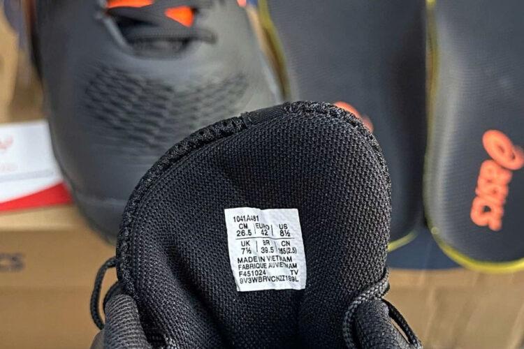 Giày Asics Gel Resolution X Black Shocking Orange đen Cam