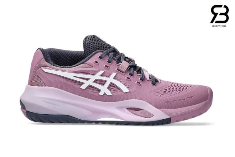 Giày Asics Gel-Resolution X Ube White Tím Trắng