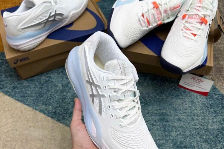Giày Asics Gel-Resolution X White Pure Silver Trắng Bạc