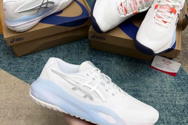 Giày Asics Gel-Resolution X White Pure Silver Trắng Bạc
