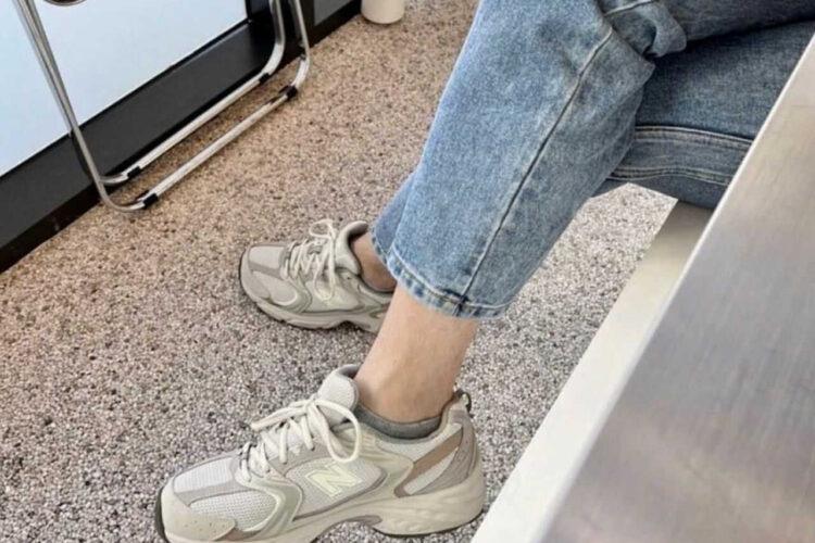 Giày New Balance 530 Cream Beige màu kem be