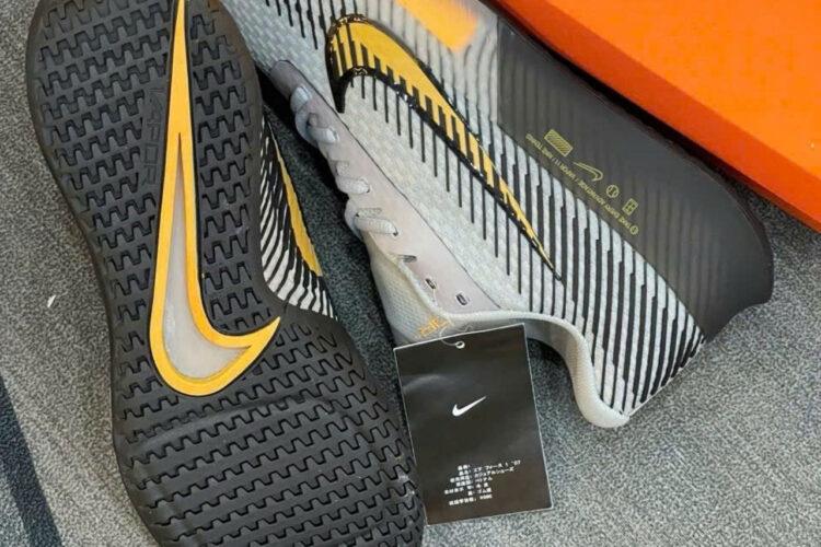 Giày Nike Court Air Zoom Vapor 11 Clay Wolf Grey Laser Orange Xám Vàng