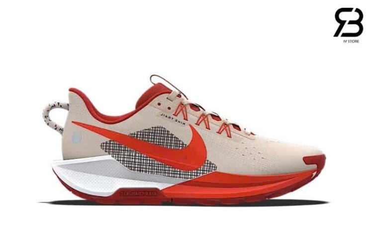 Giày Nike Pegasus Trail 5 Custom Beige Orange Grey