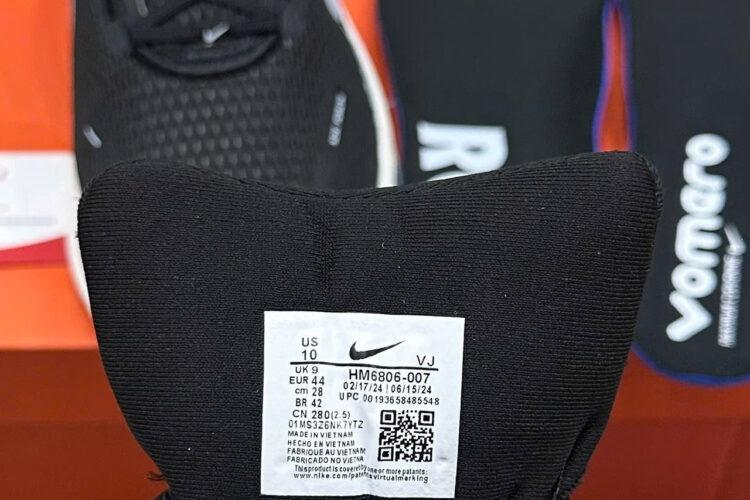 Giày Nike Vomero 18 Running Shoes đen trắng xám