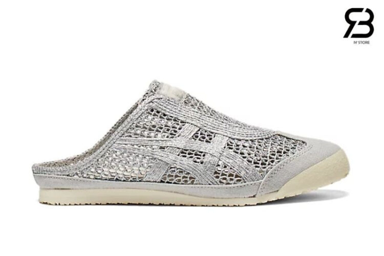 Giày Onitsuka Tiger Mexico 66 Sabot Pure Silver Màu Bạc