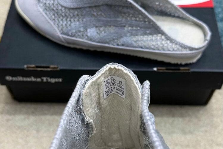 Giày Onitsuka Tiger Mexico 66 Sabot Pure Silver Màu Bạc