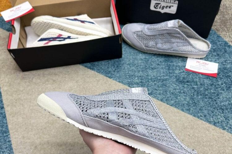 Giày Onitsuka Tiger Mexico 66 Sabot Pure Silver Màu Bạc