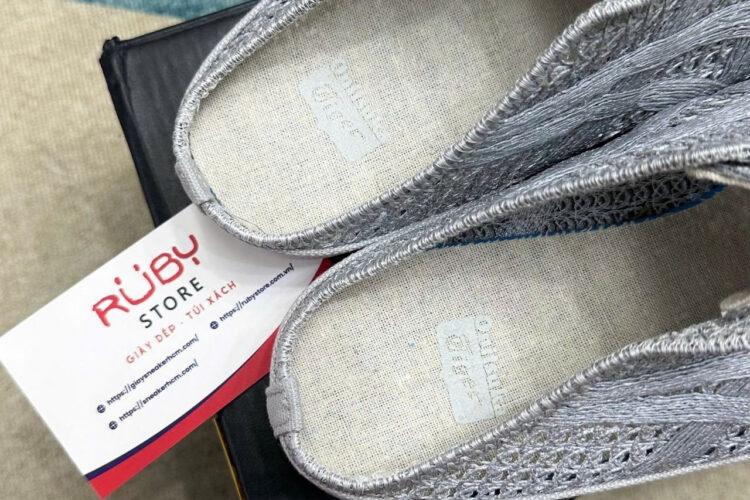 Giày Onitsuka Tiger Mexico 66 Sabot Pure Silver Màu Bạc