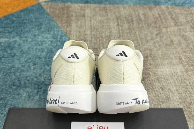 Giày adidas Adizero EVO SL Off White Better Scarlet Kem đỏ