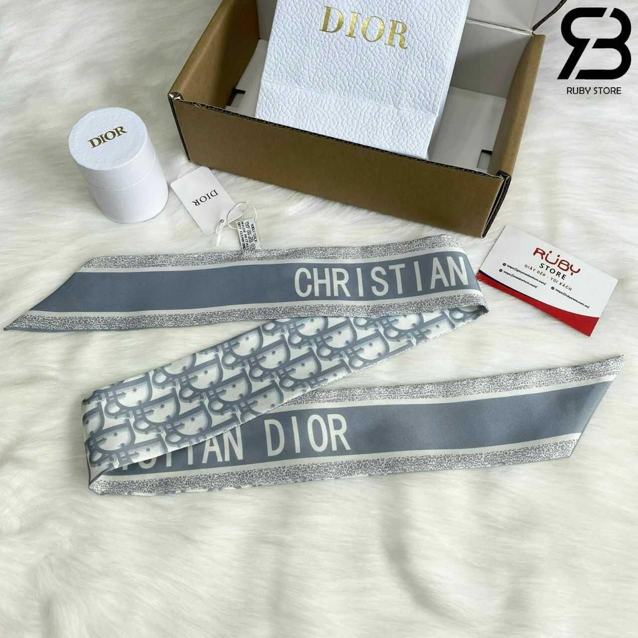 Khăn lụa Dior Oblique Mitzah Scarf