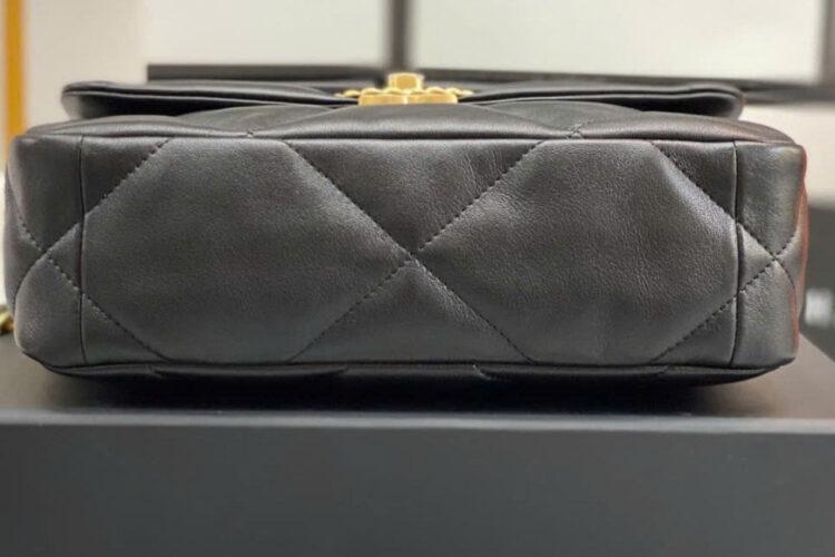 Túi CN 19 Flap Bag Black Lambskin GHW 26CM Màu đen Best Pháp